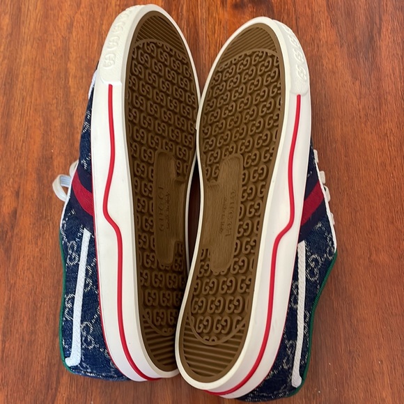 Gucci denim tennis sneaker. Size 39 - Picture 5 of 6